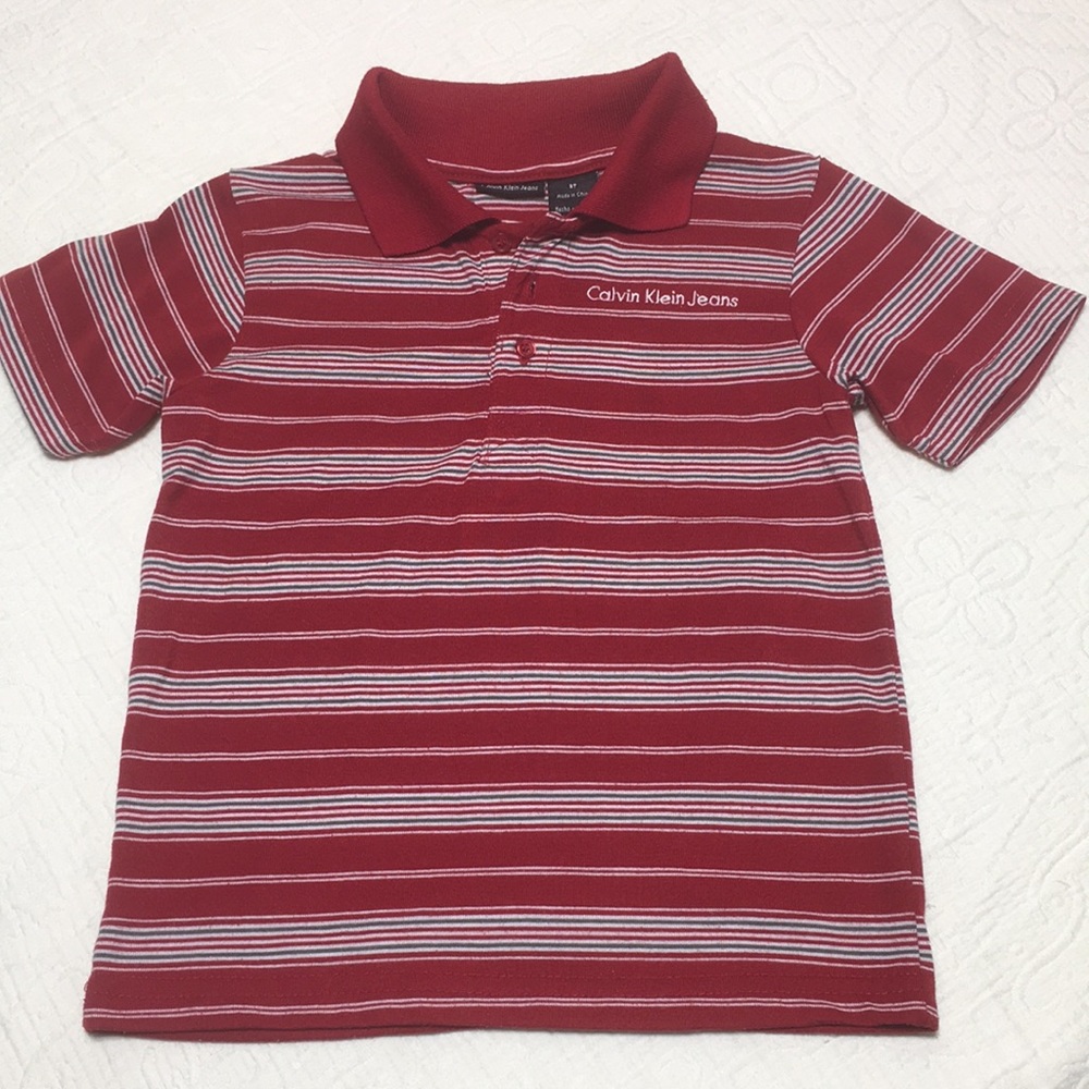3T (5/$20) Striped Polo by Calvin Klein